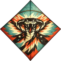 Estampado cobra, premio del peldaño 10.