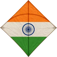 Estampado de India: la tiranga.