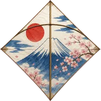 Estampado de Japón: el Fuji.